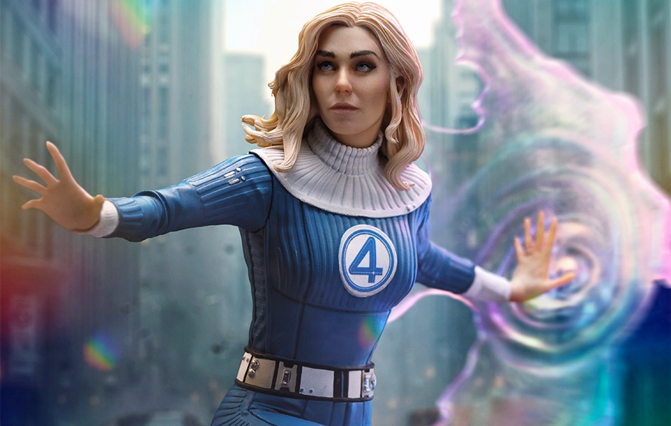 Vinyl Piece The Fantastic Four: First Steps - Invisible Woman Art Scale 1/10