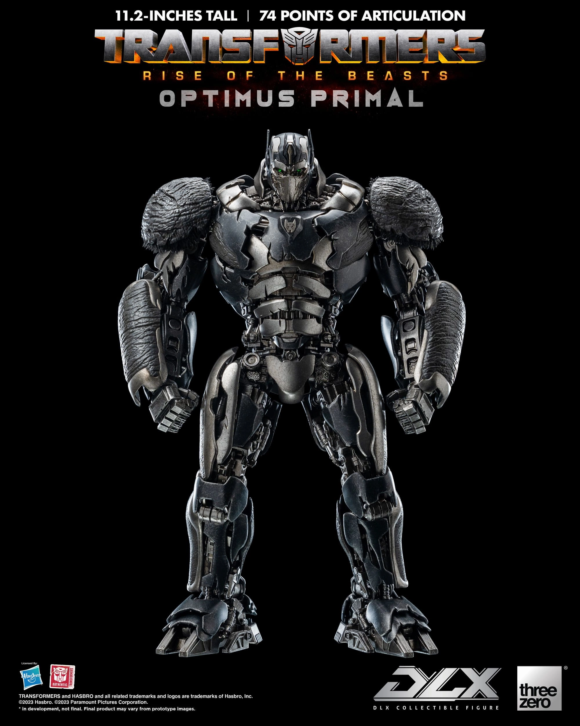 Threezero Transformers: Rise of the Beasts Optimus Primal DLX 1/6 Action Figure Display Piece