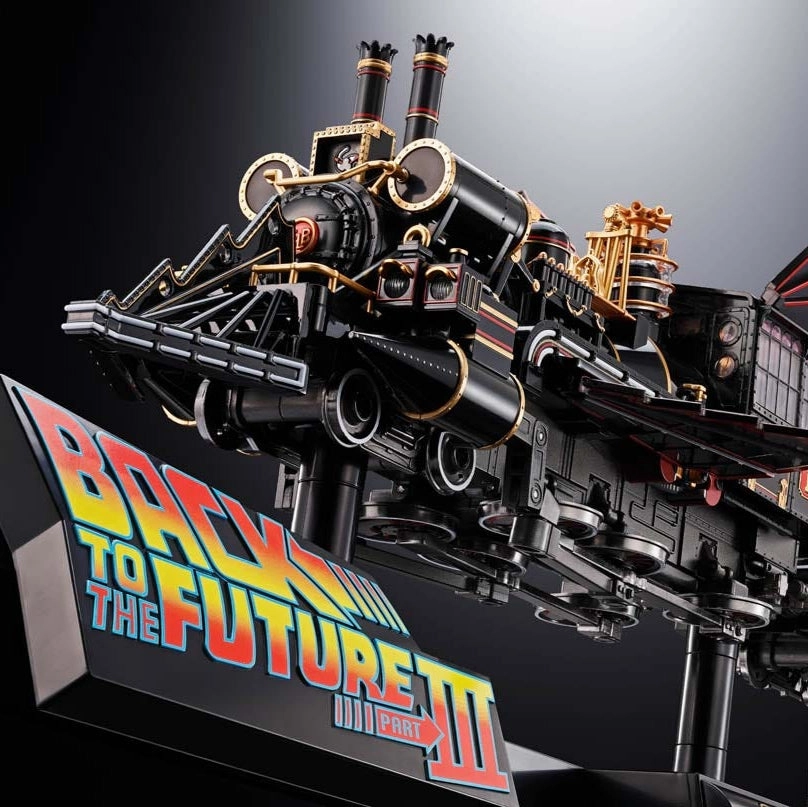 Traditional Craft Time Train "Back to the Future Part III" Chogokin