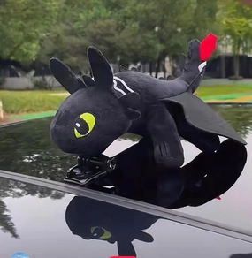 Toothless Nightfury Dragon Toy | How TO Train Your Dragon | 20 Cms | Car Accessories by Shopping Nest | Gender Neutral Robot Art