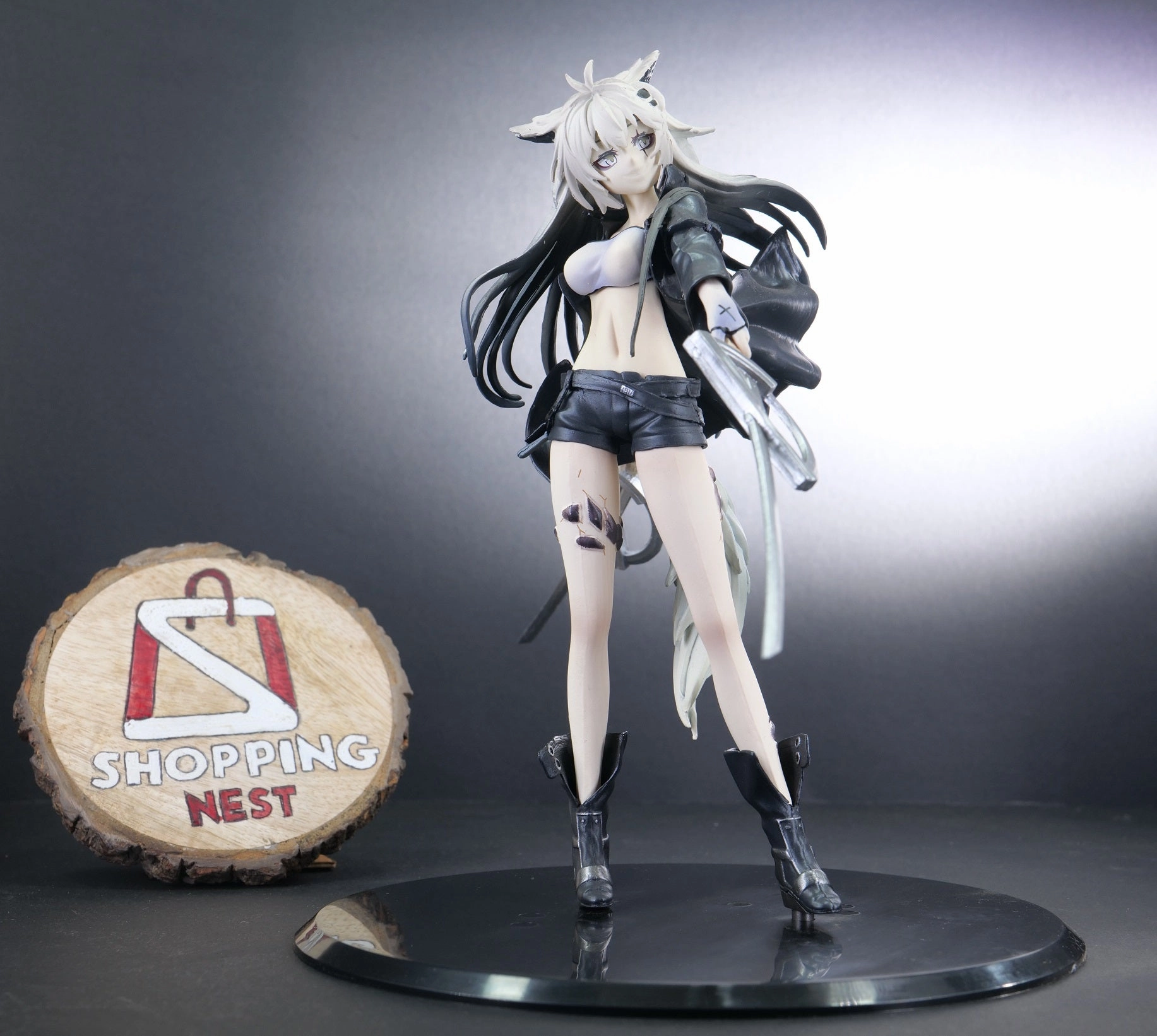 Ldruieu Arknights Lapland Anime Figures, 24 cm, PVC Action Figure Niche Interest