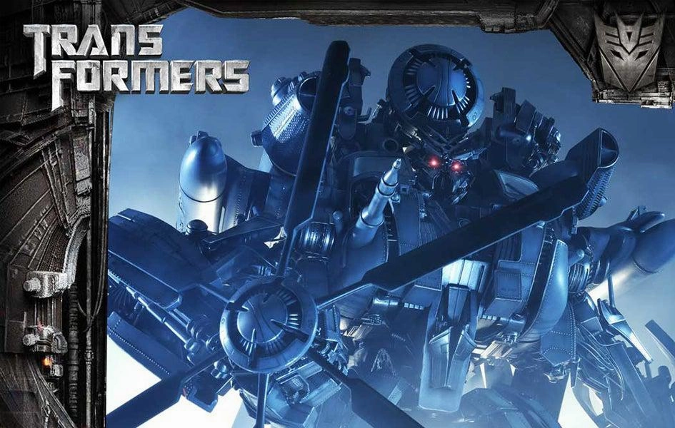 Stone Statue Robot Creation Transformers Blackout Museum Masterline Statue