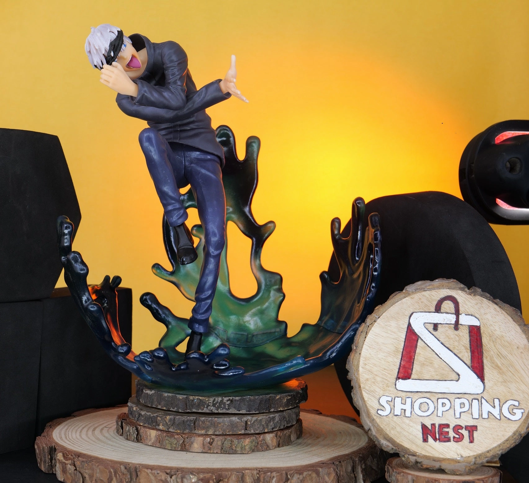 Jujutsu Kaisen Satoru Gojo Water Effect Action Figure (23 cm) |PVC| ?C Anime Collectible by ShoppingNest Graduation Gift