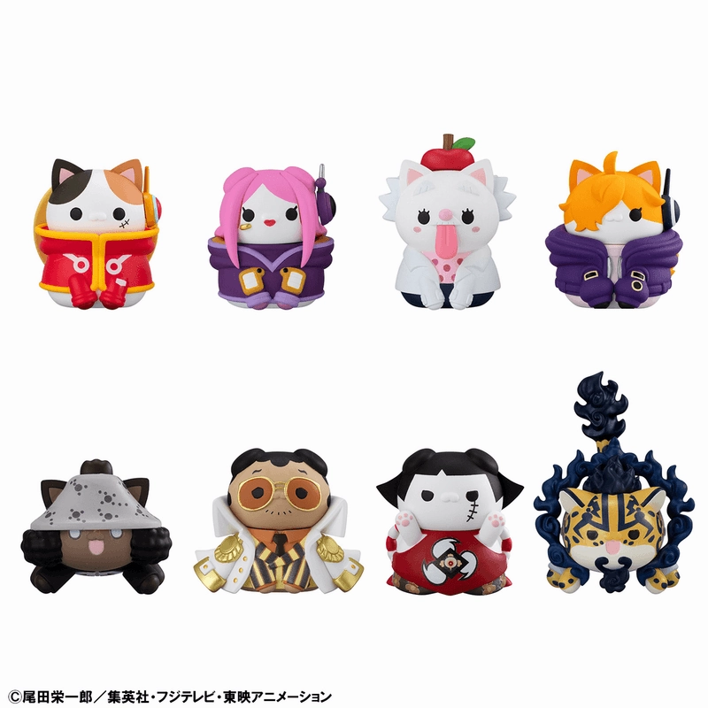 Movie Character Mega Cat Project One Piece Nyan Piece Egghead Ver. (Set of 8)