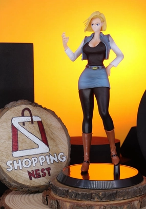 Non toxic Dragon Ball Z |PVC| Android 18 Action Figure 19.5 cm Collectible Statue Model