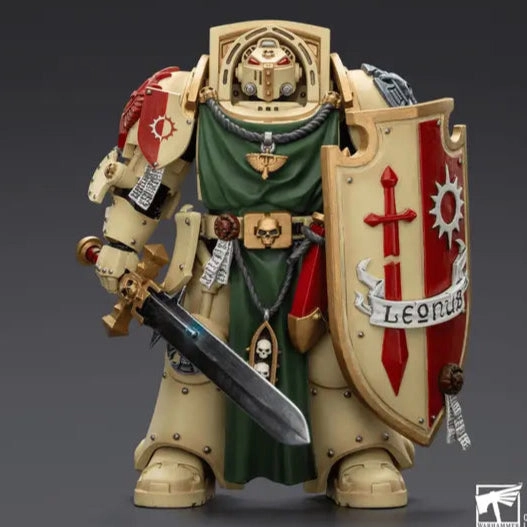 Minimalist Design WARHAMMER Dark Angels Deathwing Knight 2 With Power Sword, Storm Shield and Watcher in the Dark