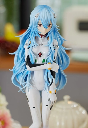 Minimalist Design Action Article POP UP PARADE Rei Ayanami : Long Hair Ver XL Size