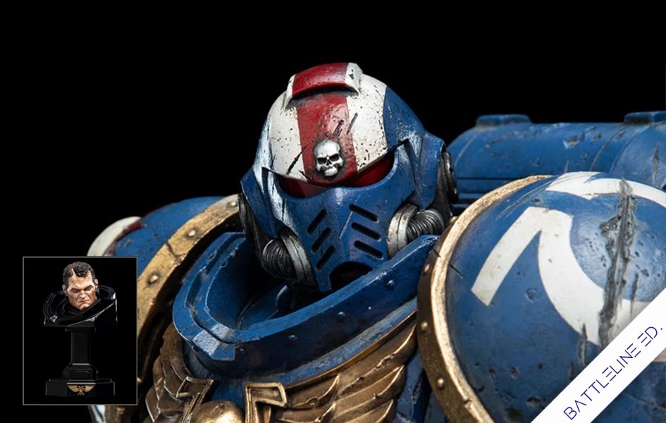 Anime Sculpture Artisanal Product Warhammer 40,000 - Lieutenant Titus (Battleline Edition) 1/6 Scale Statue