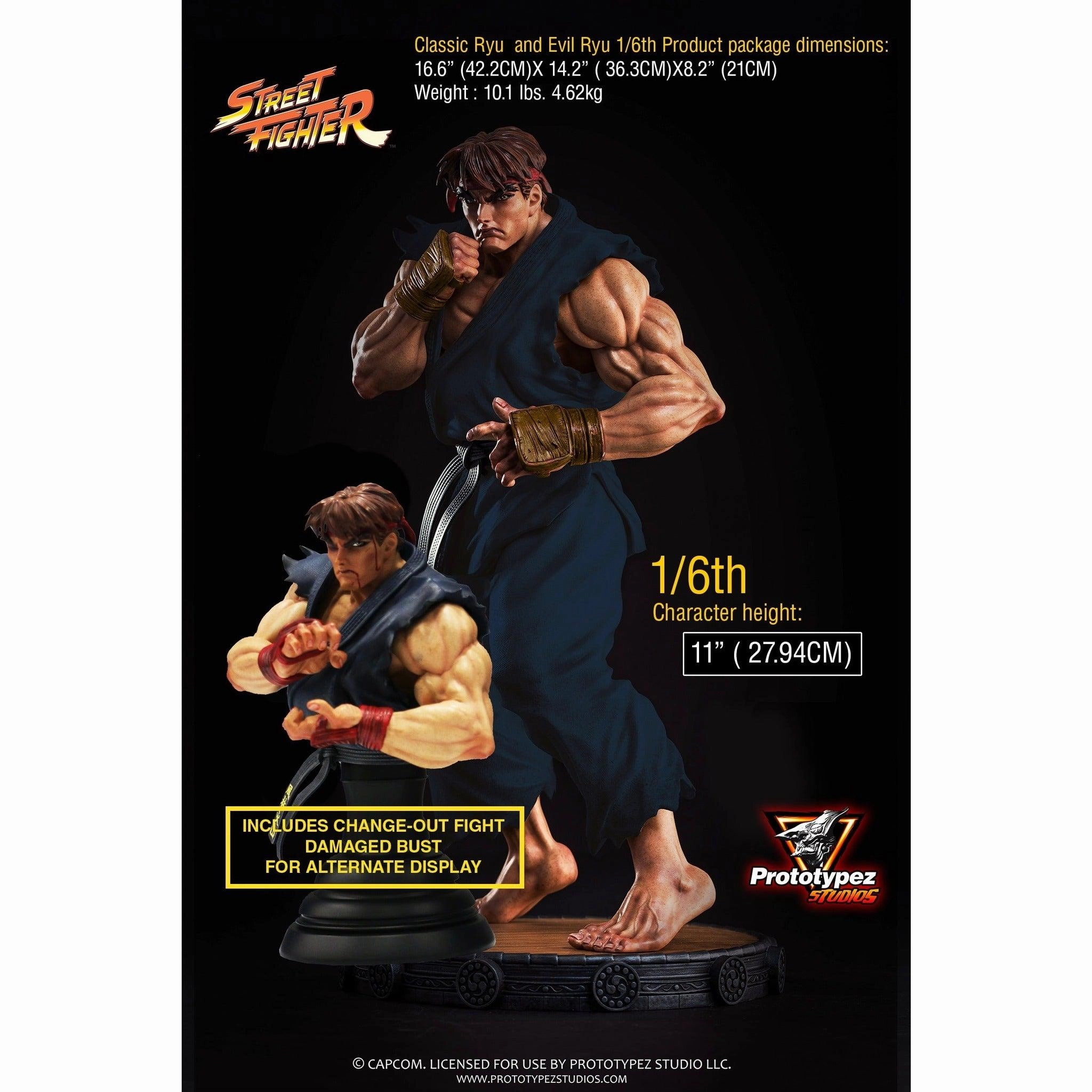 Street Fighter Evil Ryu 1/6 Scale Statue by PrototypeZ Studios Mecha Robot Unisex Design